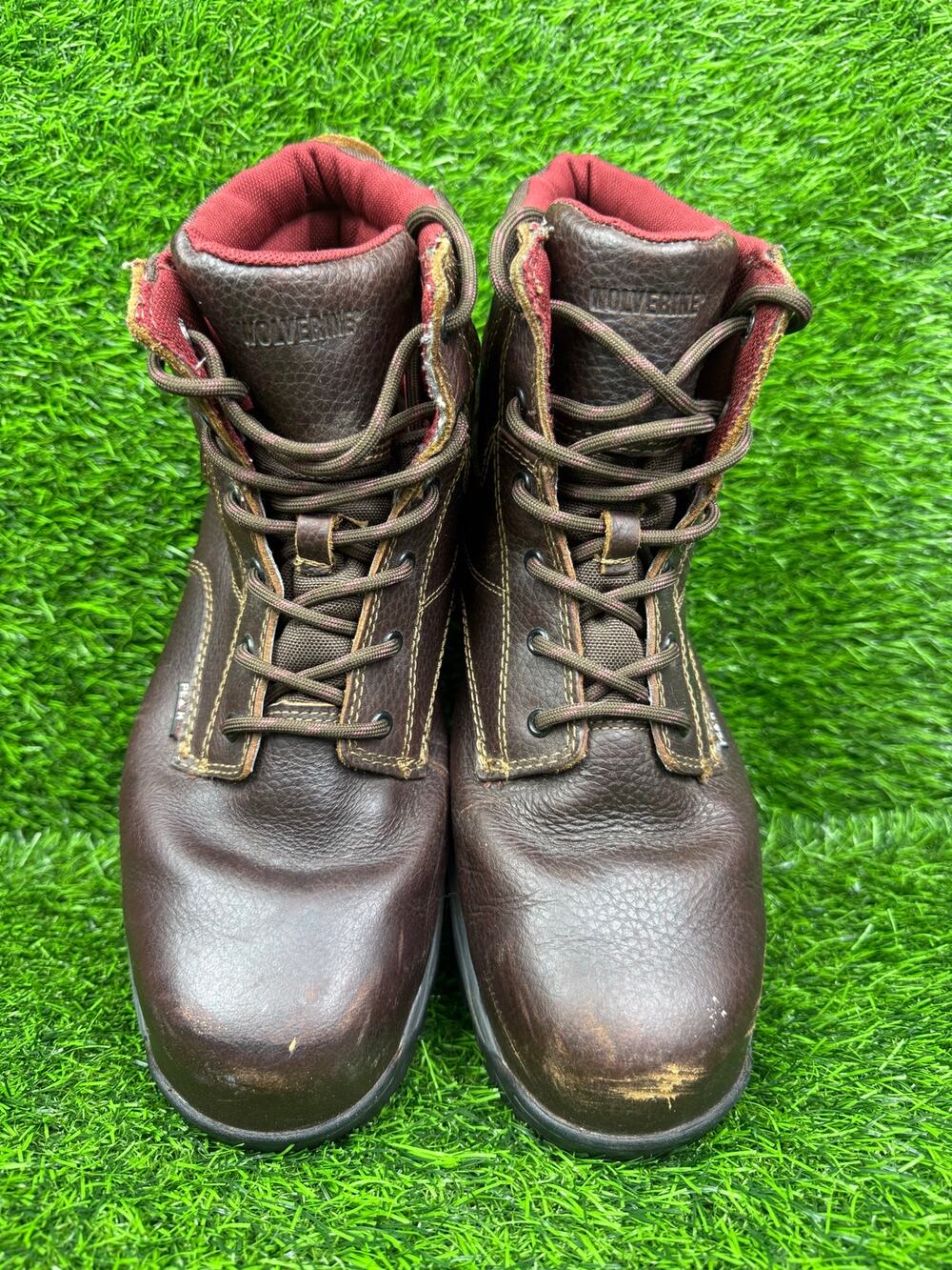 Wolverine Peak AG Mens 11M Brown Leather Safety Toe Electrical Hazard Work Boots